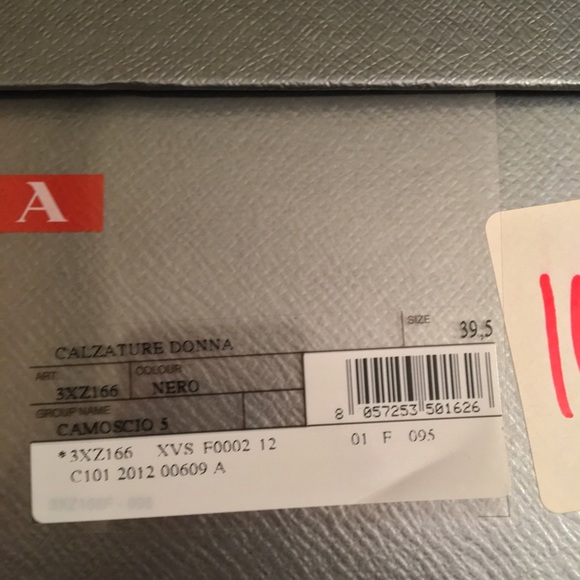 PRADA PRE-LOVED RARE AUTHENTIC BLACK SUEDE WEDGE SLIP ON SANDALS - Picture 17 of 17